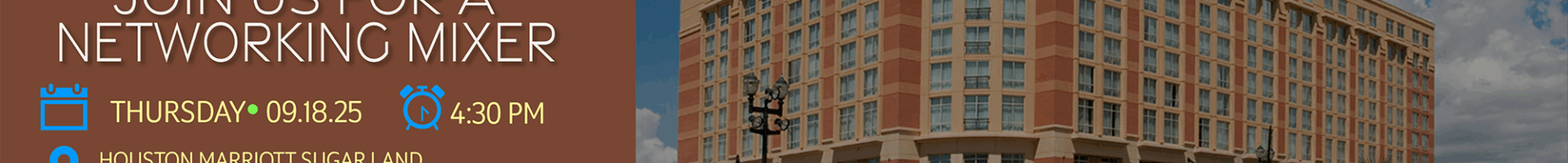 EISI NETWORKING AT MARRIOTT HOUSTON SUGAR LAND – 09.18.25